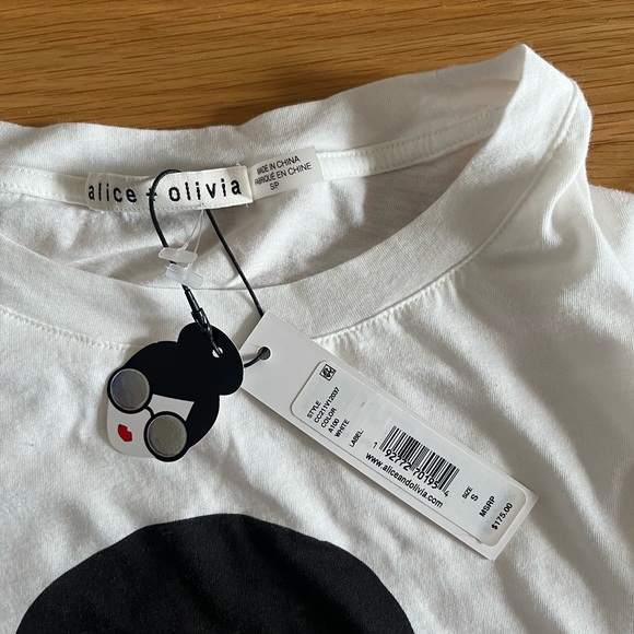 Alice + Olivia Evan tee size small - Picture 4 of 4